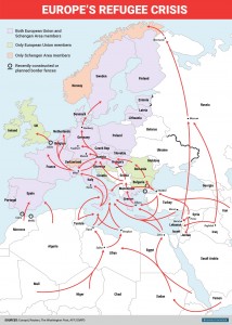 refugee crisis map